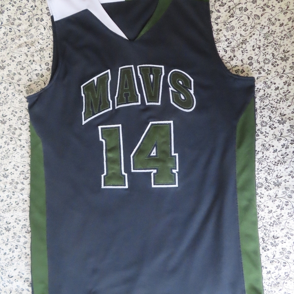 unbranded mavs dallas mavericks dirk nowitzki #14 jersey L - Picture 1 of 3